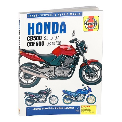  Manual de taller Haynes para CB500 de 93 a 01 - UF04866 