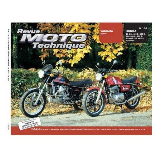  Revue Moto Technique N°39 : Honda CX/GL - UF04867 