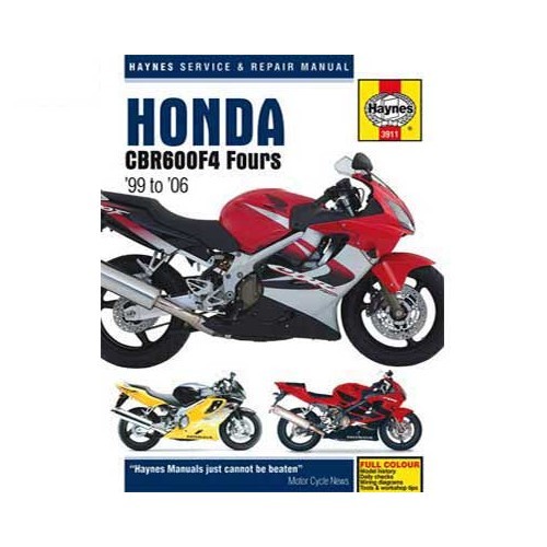  Manual de taller Haynes para Honda CBR 600 F4 de 99 a 06 - UF04870 