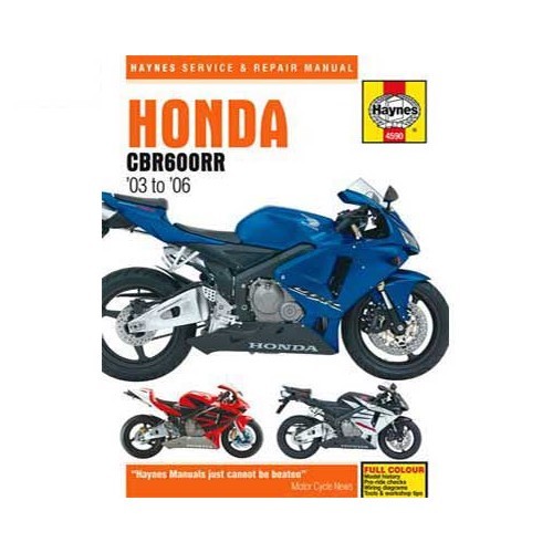  Manual de taller Haynes para Honda CBR600RR de 03 a 06 - UF04874 