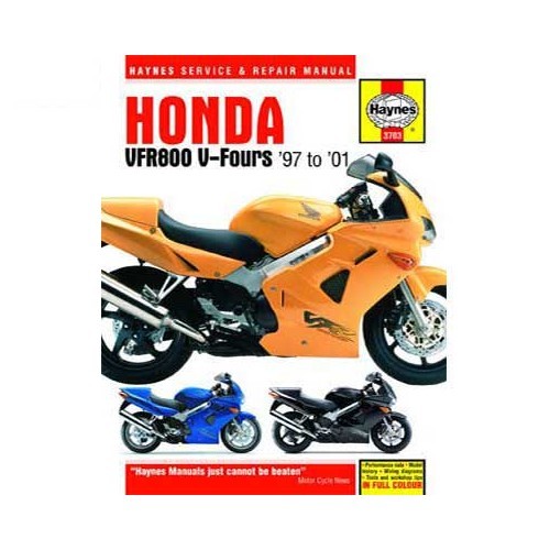     
                
                
    Manual de taller Haynes para Honda VFR800 de 97 a 01 - UF04876
