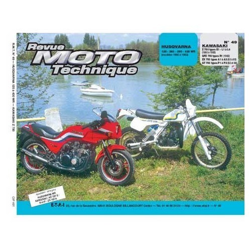  Revue Moto Technique N°49 : Kawasaki GPZ 750 & Husqvarna WR - UF04877 