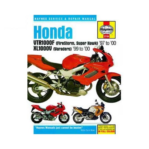  Revue technique Haynes pour Honda VTR1000 et XL1000V de 97 à 00 - UF04880 