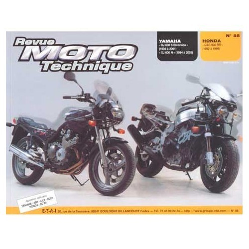  Revue Moto Technique N°88 : Yamaha XJ 600 S/N  - UF04889 