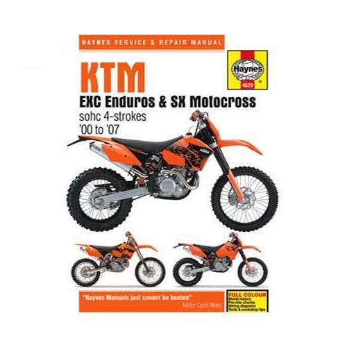  Haynes revisione tecnica per KTM EXC Enduro e SX Motocross da 00 a 07 - UF04894 