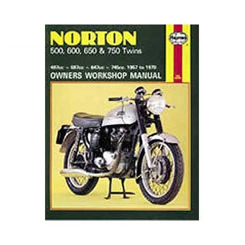  Revisão técnica da Haynes para Norton 500, 600, 650  - UF04896 