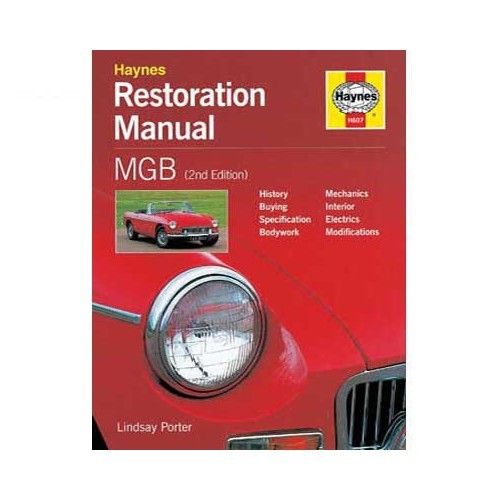 Haynes restoration manual for MG B