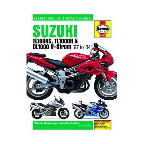  Revisão técnica da Haynes para a Suzuki TL1000S/R  - UF04952 