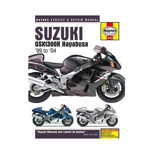  Haynes Technical Review for Suzuki GSX1300R Hayabusa de 99 a 04 - UF04953 