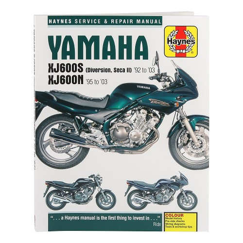  Manual de taller Haynes para Yamaha XJ600S (Diversión, Seca II) & XJ600NFours de 92 a 2003 - UF04957 