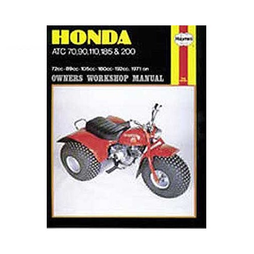  Revisão técnica da Haynes para Honda ATC70, 90, 110, 185 e 200 de 71 a 85 - UF04985 