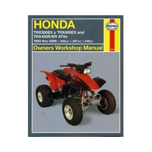  Revisão técnica da Haynes para bicicletas Honda TRX300EX, TRX400EX quadriciclos  - UF04988 