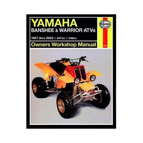     
                
                
    Revisão técnica de Haynes para Yamaha Banshee e Warrior quad de 87 a 2003 - UF04994
