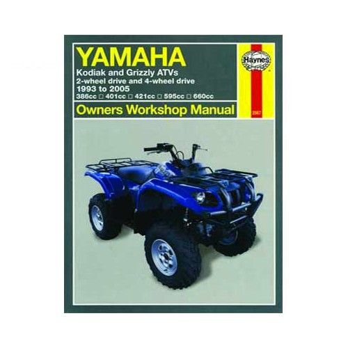     
                
                
    Revisão técnica Haynes para o quad da Yamaha Kodiak  - UF04995
