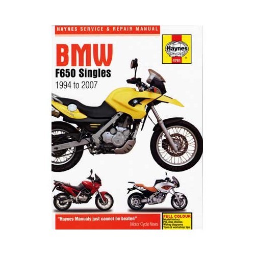  Manual de taller Haynes para BMW F650 de 1994 a 2007 - UF04999 