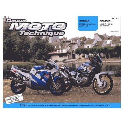  Revue Moto Technique N°91 : Honda 750 Africa Twin - UF05243 