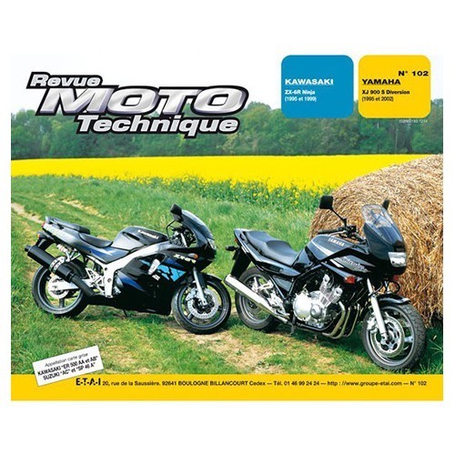  Revue Moto Technique N°102 : Kawasaki ZX-6R et Yamaha XJ 900 S Diversion - UF05251 