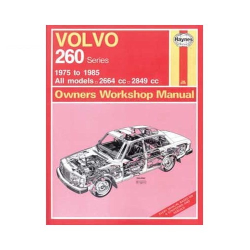  Revisão técnica da Haynes para Volvo 260 série 75 a 85 - UF07276 