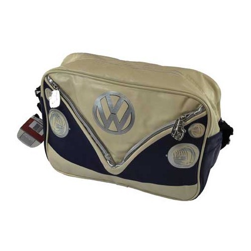 Bolsa bandolera Volkswagen Combi Split Azul - UF08082