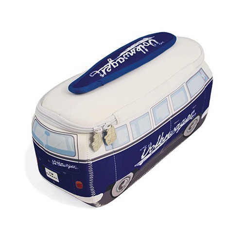 Estojo Kombi Split Azul e Branco - UF08085