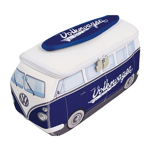  Estojo Kombi Split Azul e Branco - UF08085 