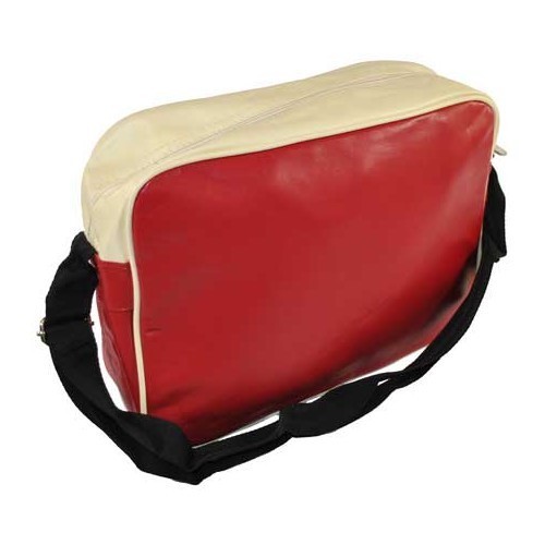 Volkswagen Combi Split Schultertasche Rot - UF08088