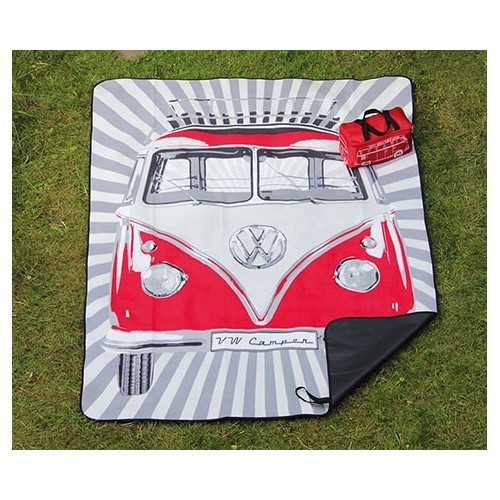 Red Camper picnic blanket - UF08119