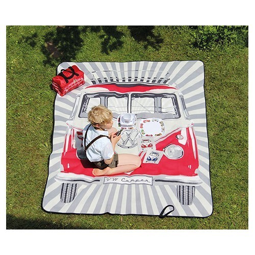 Red Camper picnic blanket - UF08119