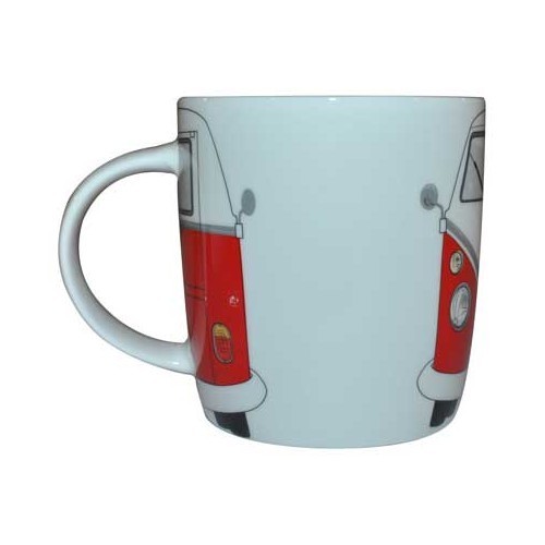 Red VW Combi Split mug - UF08126