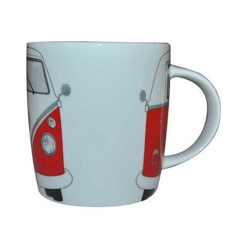 Red VW Combi Split mug - UF08126