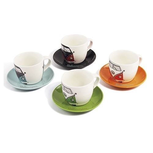  Conjunto de 4 chávenas de café Combi Split - UF08131 