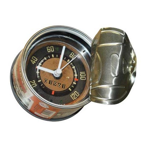 Horloge in een conservenblik VW Combi Split "Teller" My Clock - UF08134
