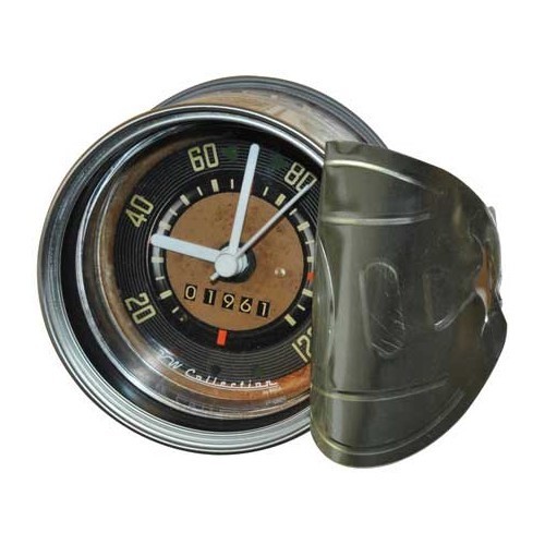 "My Clock" VW Combi Split tin can speedometer clock - UF08134