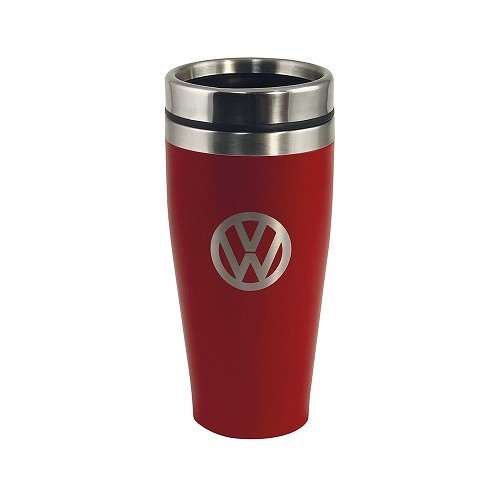 VW-Kaffee-Thermoskanne - rot - UF08156