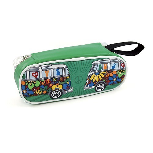  Astuccio per la scuola VW Combi Split verde - UF08169 