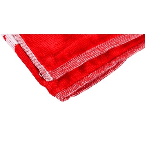 Red beach towel VOLKSWAGEN Combi SPLIT design - UF08177
