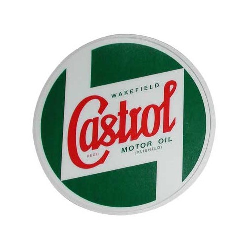 Elektrostatischer Sticker Abfluss Castrol