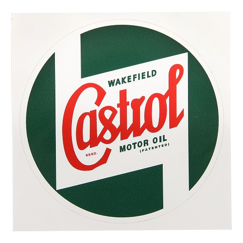  Castrol selbstklebender Sticker Durchmesser 8cm - UF09031 