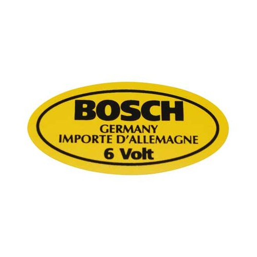     
                
                
    Sticker Bosch bobine 6V - UF11000
