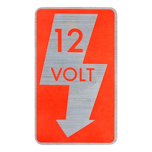  Sticker "12V" - UF11005 