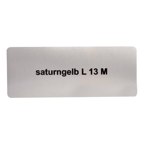  Stickerkleur "saturngelb L13M" voor Volkswagen Kever   - UF11021 
