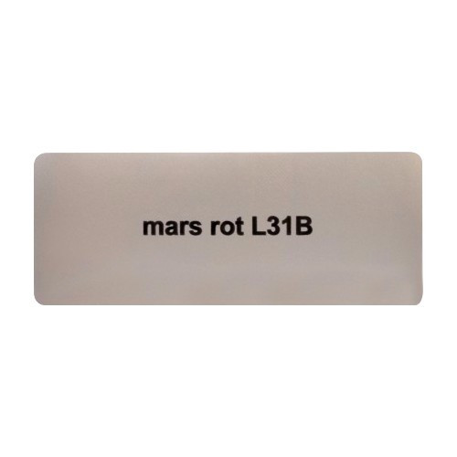  Sticker autocollant couleur "mars rot L31B" pour Volkswagen Coccinelle   - UF11027 