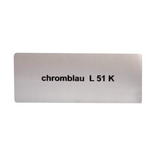     
                
                
    Sticker autocollant couleur "chromblau L51K" pour Volkswagen Coccinelle   - UF11033
