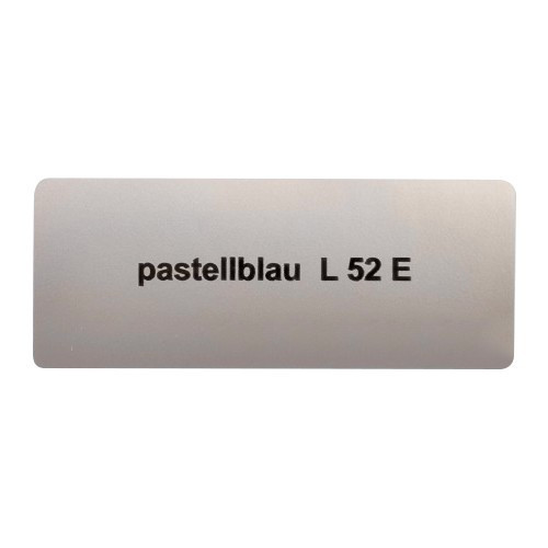  Autocolante cor "pastellblau L52E" para Volkswagen Beetle   - UF11035 