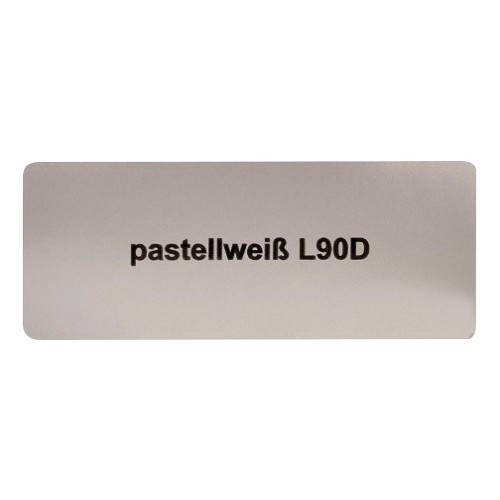  Stickerkleur "pastellweiß L90D" voor Volkswagen Kever   - UF11045 