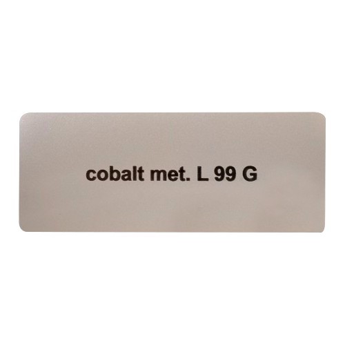  Sticker autocollant couleur "cobalt met. L99G" pour Volkswagen Coccinelle   - UF11055 