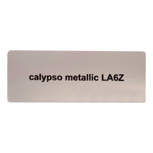  Stickerkleur "calypso metallic LA6Z" voor Volkswagen Kever   - UF11059 