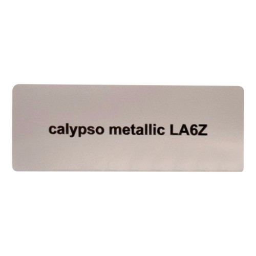     
                
                
    Sticker autocollant couleur "calypso metallic LA6Z" pour Volkswagen Coccinelle   - UF11059
