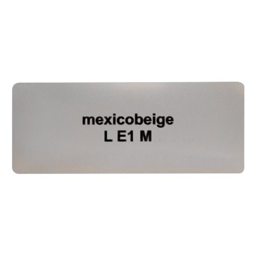  Sticker autocollant couleur "mexicobeige LE1M" pour Volkswagen Coccinelle   - UF11062 