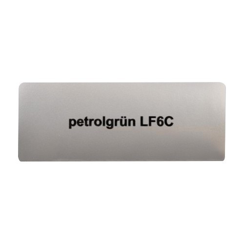  Sticker color "petrolgrün LF6C" for Volkswagen Beetle   - UF11063 